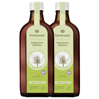 400ml pełnotinktury z bio korzenia karczocha (stosunek 1:1)